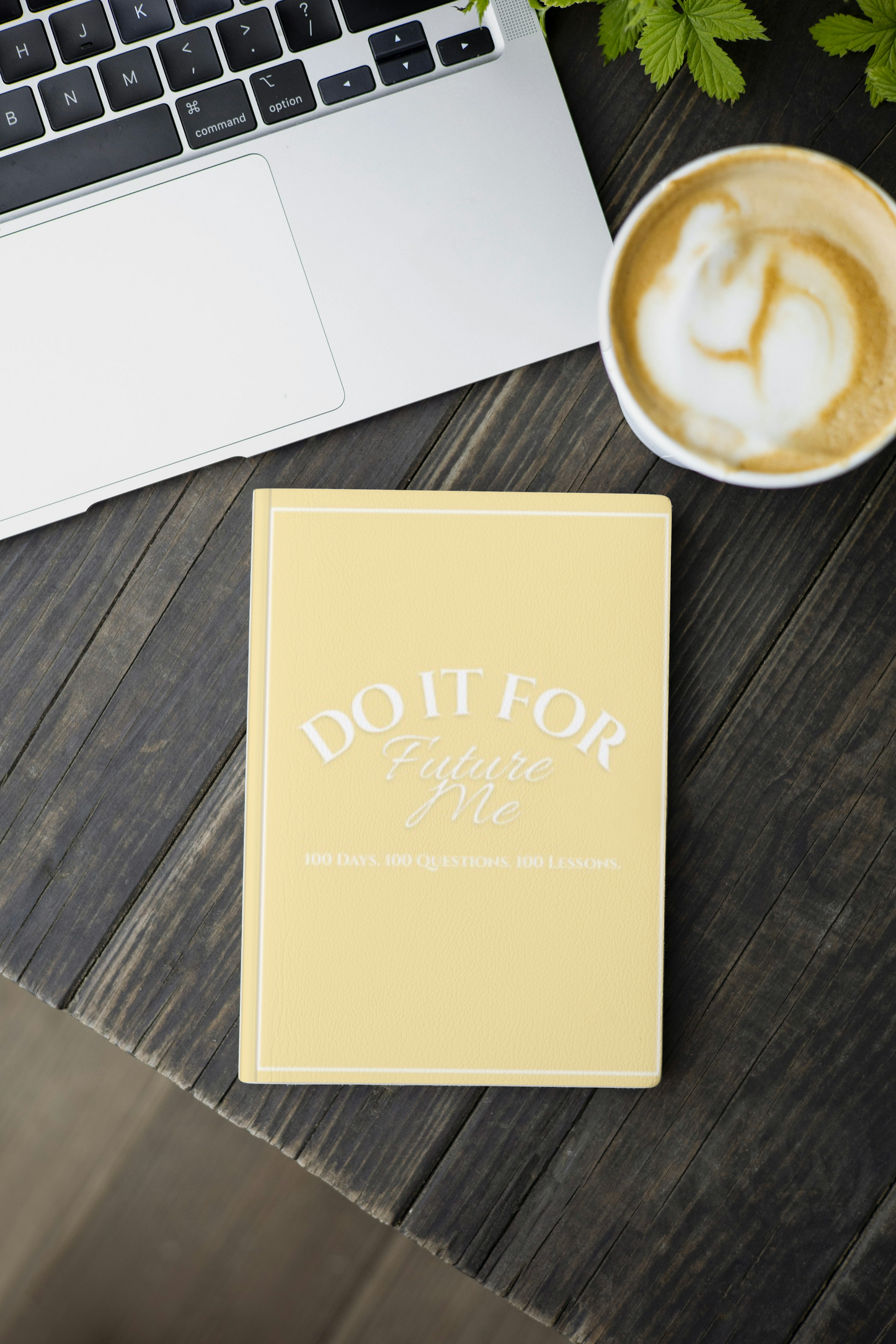 100 For 100 Journal in Butter Yellow